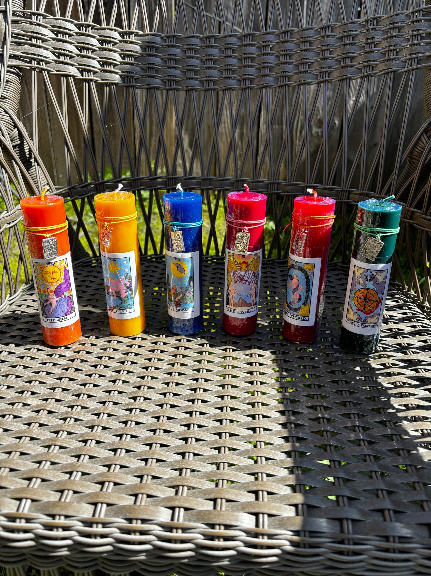 Tarot Pillar Candles