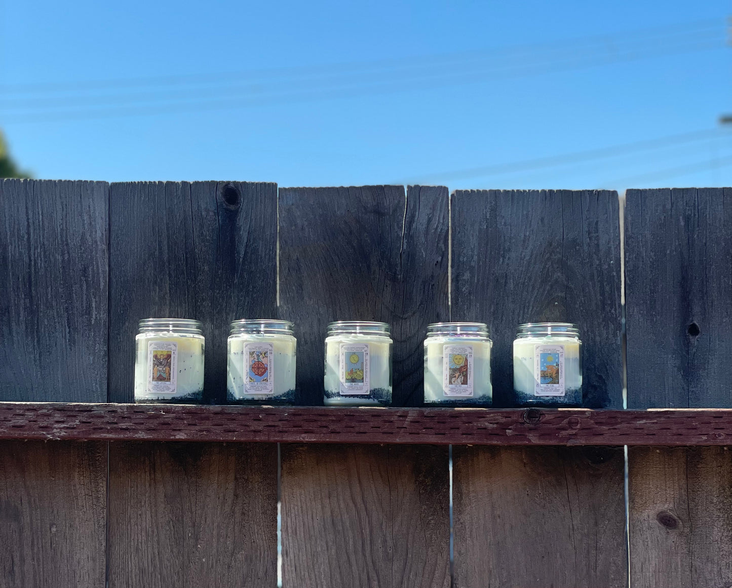 Tarot Card Candles