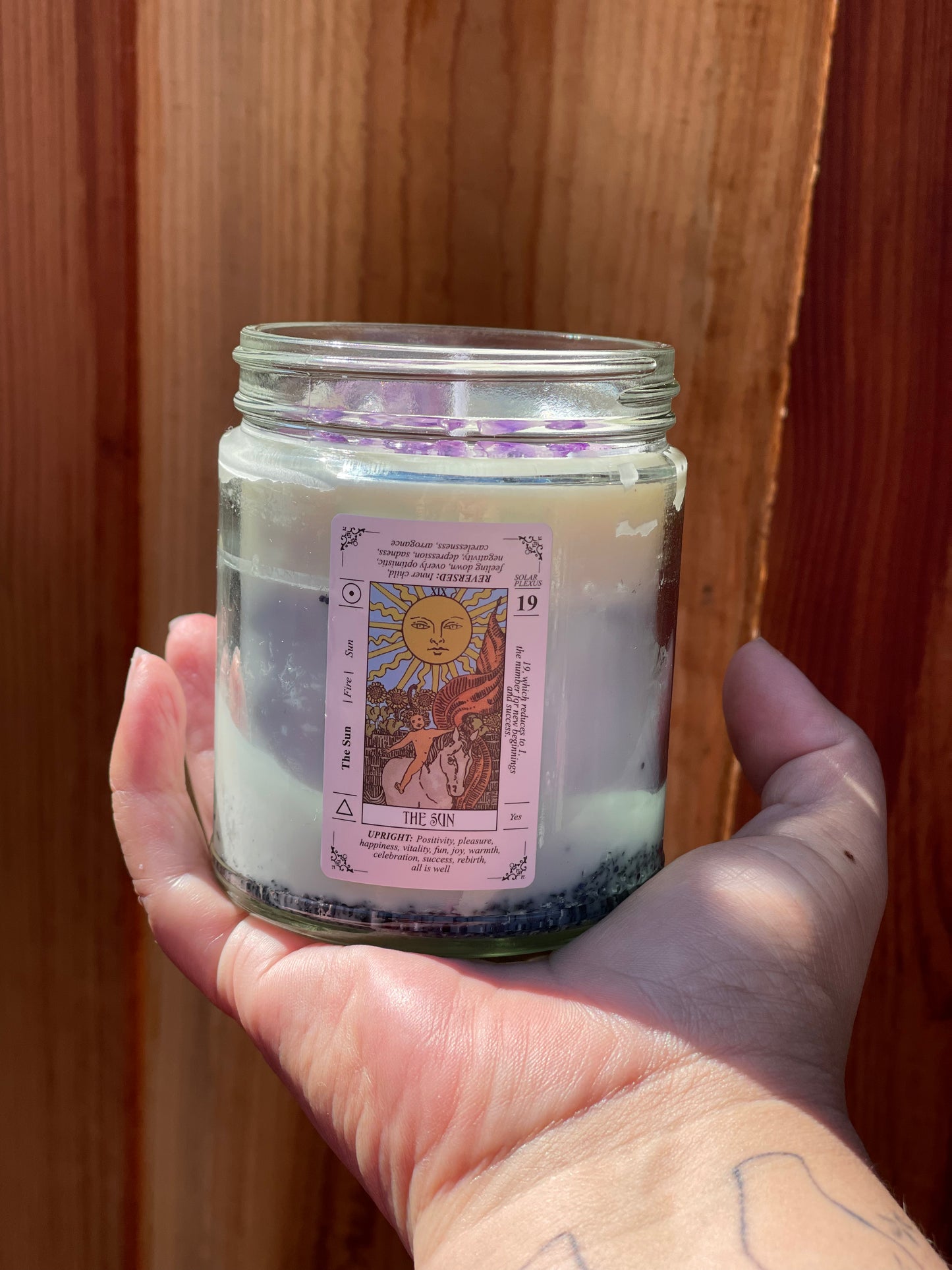 Tarot Card Candles