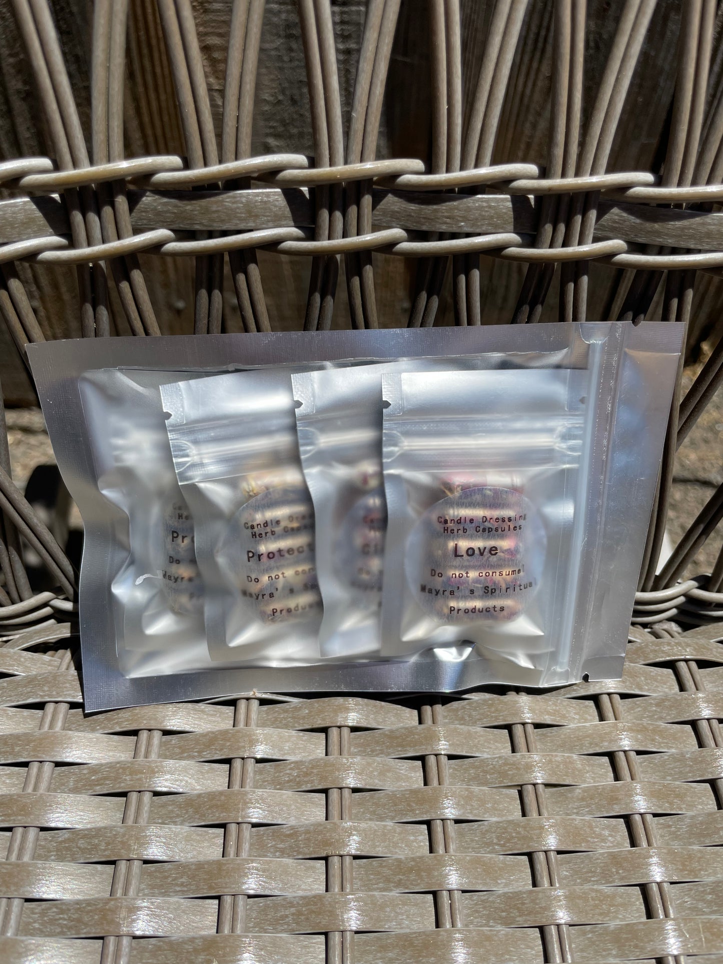 Candle Dressing Herb Capsules ~ Sample Pack