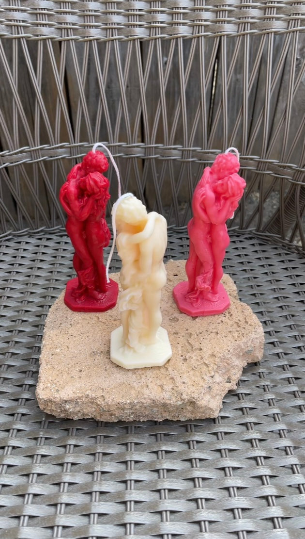 The Lovers Pillar Candle